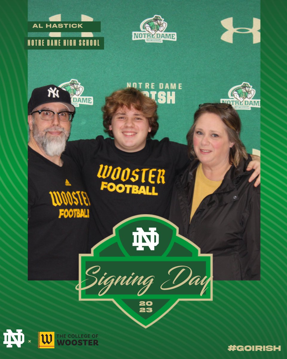 NDChattAthletic's tweet photo. Congratulations to Al Hastick (College of Wooster- Football) and Ashton Lankford (Trevecca Nazarene- Soccer) for signing to continue their athletic careers! Thank you to the family and friends who came out to help them celebrate this achievement! https://t.co/n61bRNB0OT