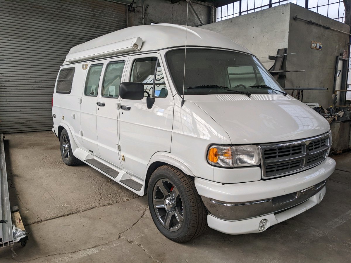 This fully custom adventure van is ready for your next voyage. All RV amenities make it an easier to navigate vehicle. 

More photos & information can be viewed on our website.

Here’s the site link:
pdfleetservices.com/1997dodgecampe…

#customvanforsale 
#customvan