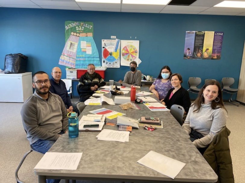 Starting 2023 off in a good way with friends and partners who are both directly and indirectly working to protect &amp; conserve the Sturgeon River Plains Bison herd!