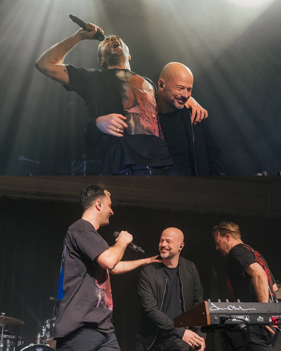 stubru's tweet photo. .@flipkowlier en @wearegoose op 1 podium. Beter wordt het niet. #weekvandebelgischemuziek https://t.co/73MHC8JoiK