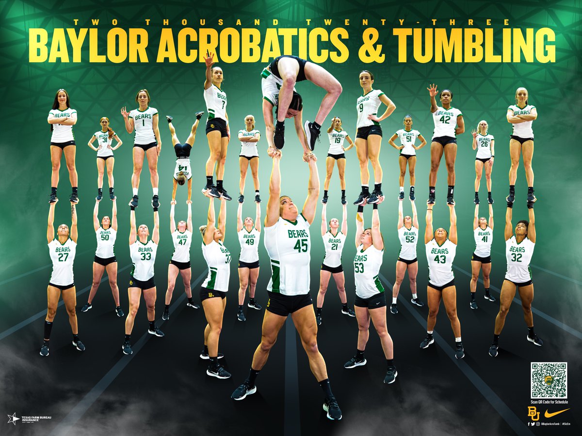 BaylorAcroTumb's tweet image. ✨New year
✨New skills
✨New poster

Come get yours on Sunday!
🎟️bit.ly/BUAcroTumbTick…

#SicEm🐻 #NCATA23 @theNCATA