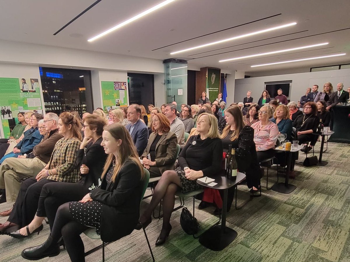 Thank you to all of the amazing women and girls who shared their thoughts and experience on how to promote a more equitable society at our St. Brigid's Day events yesterday. #IrelandHouseSeries #LaFheileBride #StBrigidsDay