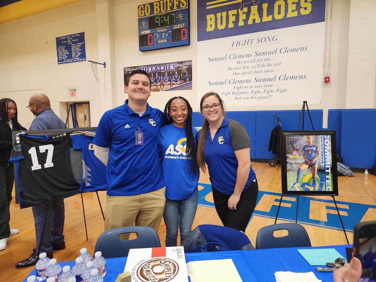 Congrats <a href="/sanaistew/">Sanai Stewart</a> for signing with Angelo State University <a href="/BellesSoccer/">Angelo State Women’s Soccer</a> 💙💛 We are so proud of you and can’t wait to see what the rest of your season has to hold! #OnceABuff #AlwaysABuff #SigningDay <a href="/SamuelClemensHS/">samuelclemenshs</a> <a href="/scbuffalostrong/">Clemens Athletics</a> <a href="/SCUCISD/">SchertzCiboloUC ISD</a>