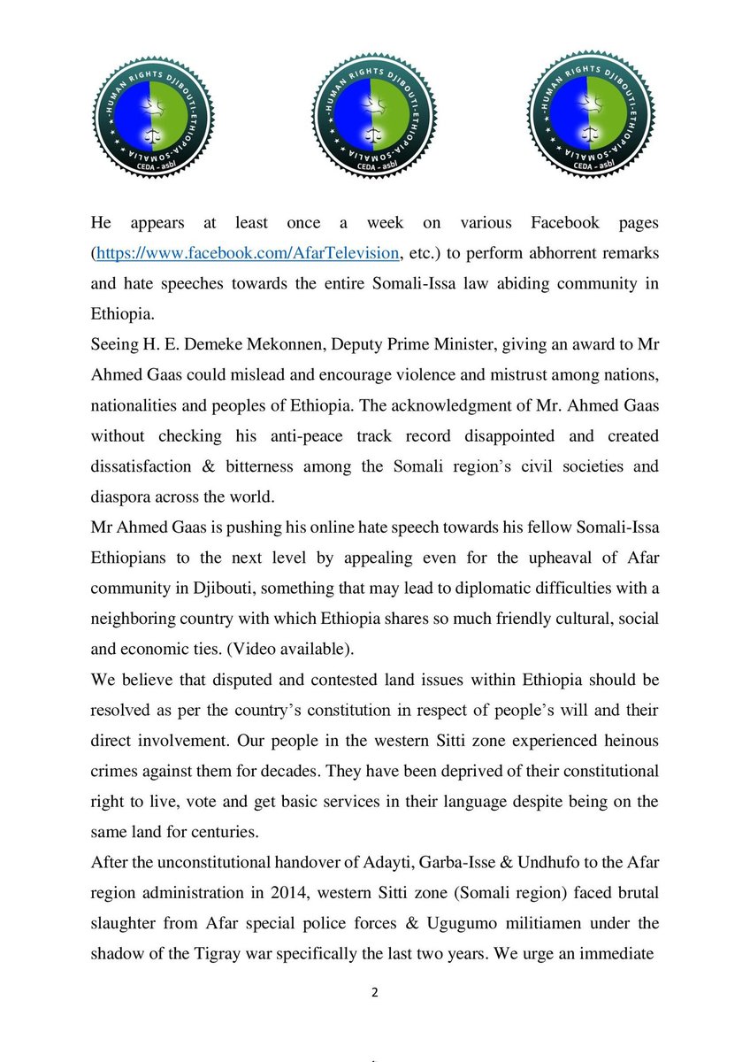 BubalAbdi's tweet photo. @AbiyAhmedAli @DemekeHasen @EthioHRC @PMEthiopia @mfaethiopia @EthiopiaEU @EthioReporter @Ethiopiabroadc1 @Galbeedinsight https://t.co/zrineOA7vY