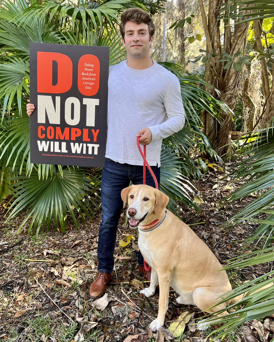 thewillwitt's tweet image. Do Not Comply: Taking Power Back from America’s Corrupt Elite, my second book, is now available for preorder at the link here: bit.ly/donotcomply