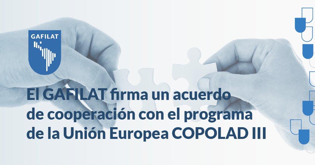 Como parte del Plan Estratégico para el período 2020-2025, el GAFILAT continúa estrechando vínculos de cooperación para el desarrollo y fortalecimiento de los sistemas ALA/CFT de sus países miembros. @ProgramaCOPOLAD Leer más: gafilat.org/index.php/es/n…