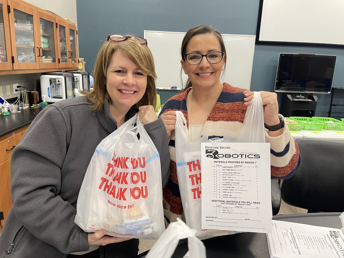 Lori Ashby (@lori_b_ashby) on Twitter photo Gearing up for <a href="/Region7ESC/">Region 7 ESC</a> 4-12th robotics competitions with <a href="/cheshirecarla/">CarlaC</a> and <a href="/BKinsmanESC7/">Brooke Kinsman</a>!! Anouncement of design winnersπ, lots of great questions, mat and supplies pick up! Check out our bit.ly/gtrobotics to learn more! Gearing up for <a href="/Region7ESC/">Region 7 ESC</a> 4-12th robotics competitions with <a href="/cheshirecarla/">CarlaC</a> and <a href="/BKinsmanESC7/">Brooke Kinsman</a>!! Anouncement of design winnersπ, lots of great questions, mat and supplies pick up! Check out our bit.ly/gtrobotics to learn more!
