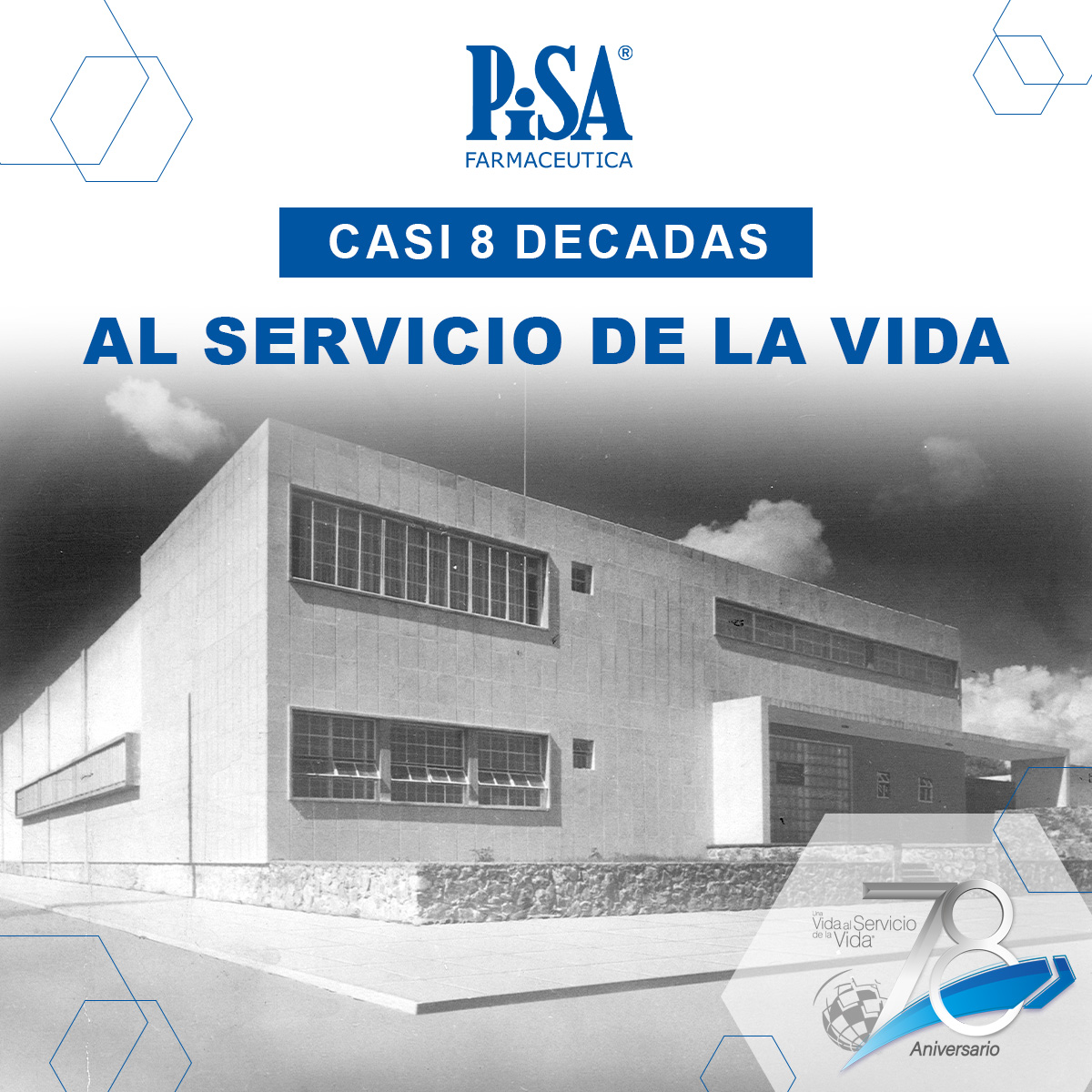 Grupo_Pisa's tweet image. Febrero es el mes de nuestro aniversario, estamos felices de trabajar en el cuidado de la salud desde 1945.
