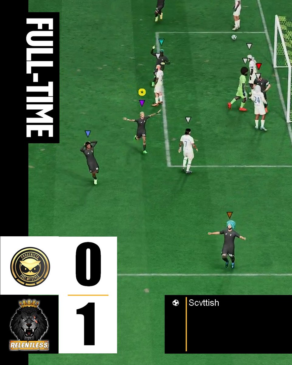 Relentless_CP's tweet photo. Resultats @eProLeagueCP 🏆
✅ 1-0 @Team_PROGENISTA
✅ 4-0 @JogaUltimo
➖ 1-1 @Team_Suricate
Champion de la première saison en étant invaincu !!
Ne pas se relâcher lors des prochaines saisons.
#HardWithRelentless 🦁 https://t.co/DFOEeUnHk2