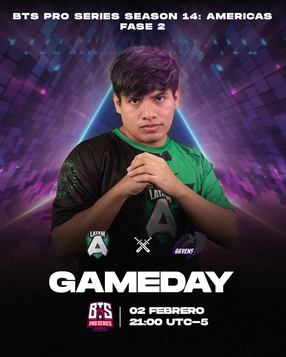 🔥 BTS PRO SERIES 14 🔥
Comenzamos la fase 2 versus #Ravens , un nuevo reto da inicio para nosotros, esperamos su apoyo.💚💚
#elmisho y @kotarohayama_ nos acompañaran hoy

🇵🇪 21:00
🇧🇷 23:00

#SomosAlliance #LongLiveAlliance #Dota2 #BTSProSeries