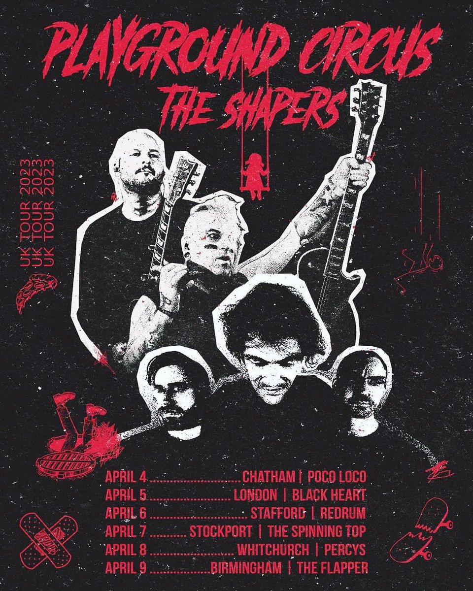 Are you ready for this? 
We’re BACK ! 💥 
Super stoked to announce our first #UKtour, and what a rager it’s gonna be! 
Looking forward to hitting the road with our pals Playground Circus ! 
See you at the #punkrockshow !