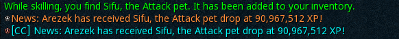 ArezekRS's tweet photo. Not the pet I would have liked off of a ripper task, but it'll do! This little one gives me Jack of all Blades, 4 more for MOA!😊#masterofall #runescape #sifu https://t.co/oqYdrUrAPf