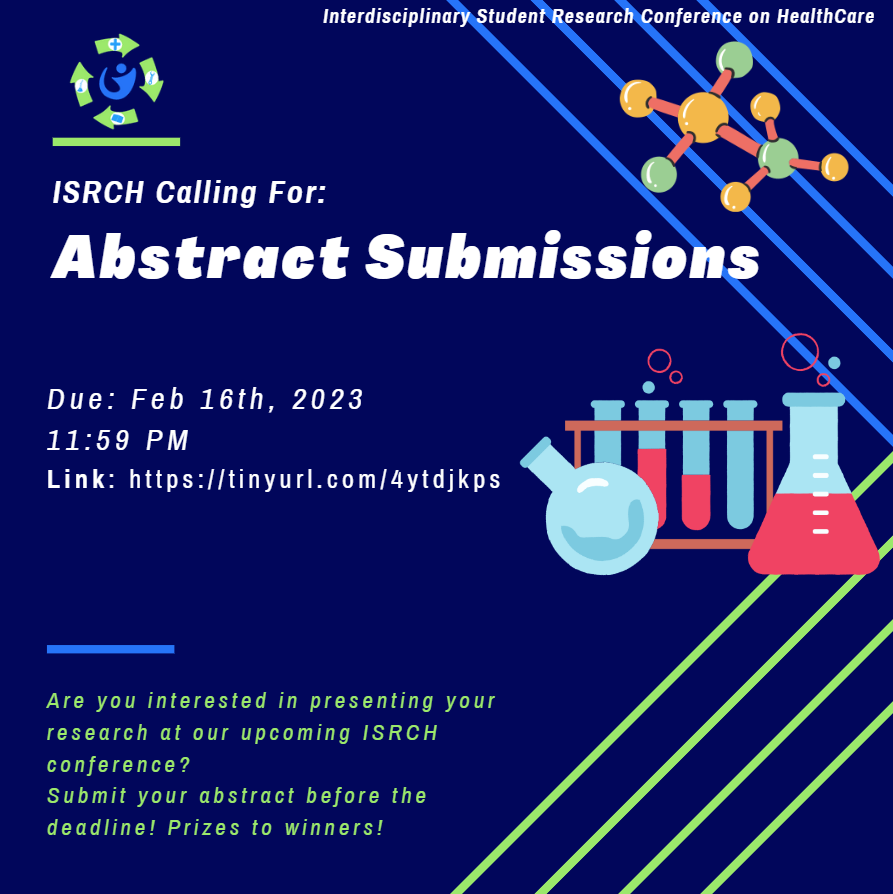 ISRCH_CREIS's tweet photo. ISRCH now calling for abstract submissions! Submit at: https://t.co/xf4hxxwpSd 😊 https://t.co/tqMP0l0wwb