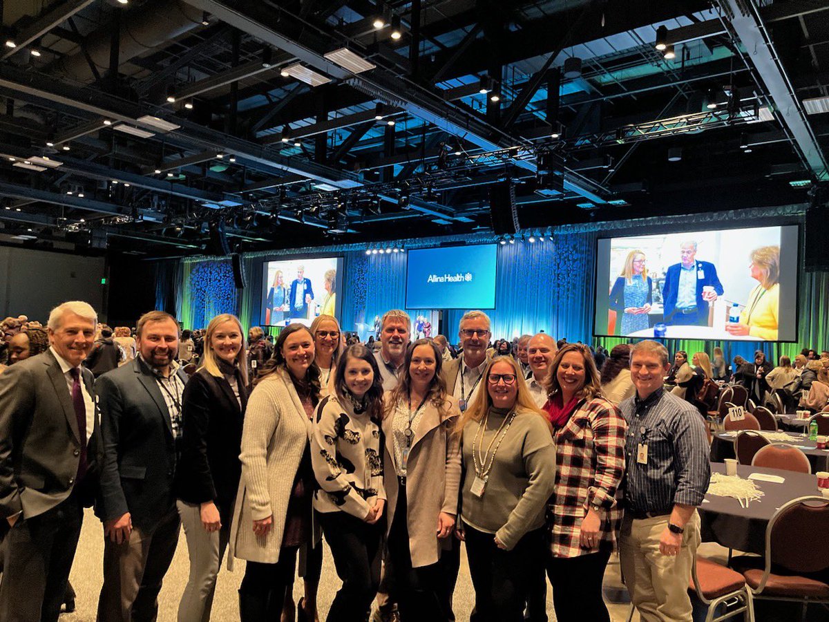 Great day at all ⁦@AllinaHealth⁩ Leadership Collaborative meeting today ⁦⁦@MPLSConvention⁩ with our awesome Allina Orthopedic Service Line team.  #culture #wholepersoncare