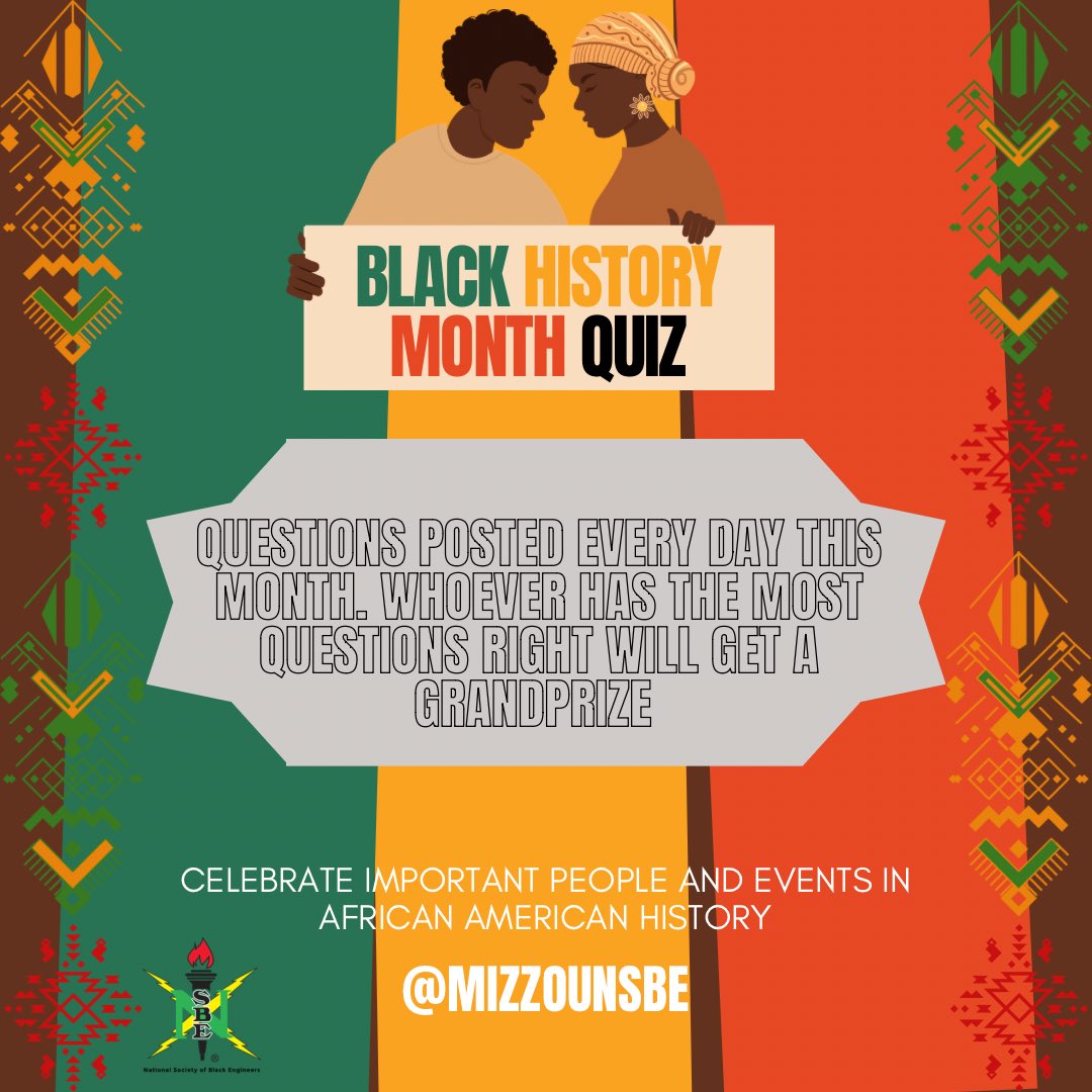 Check our NSBE social media pages and websites for the question of the day!First question is on our instagram! #mizzou #r5nsbe <a href="/mizzouengineer/">Mizzou Engineering</a>