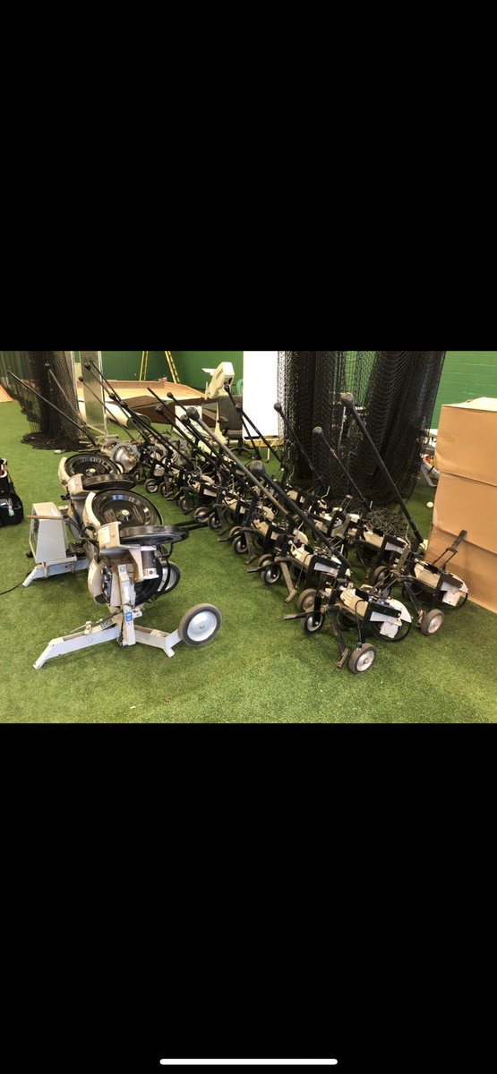 Sports_Attack's tweet photo. Matt and his right hand man Connor are working on the gulf coast with spring training teams today. He was at the Philadelphia Phillies and tuned up about 30 machines. 🤩 #BaseBall #springtraining #jrhack #hackattack https://t.co/8J6xw4WLND