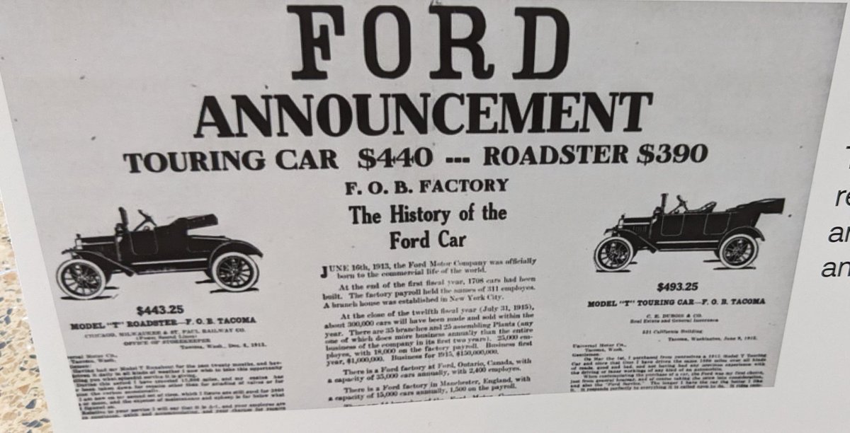 ToursAroundMI's tweet image. Buy a #FordModelT Touring Car for $440 (in 1915) Sit in it at @GRAutoShow @DeVosPlaceMeet

#CityTour #AutoIndustry @StateFarm #GRAutoShow #ExperienceGR #PureMichigan @PureMichigan @EddieRucker @ExperienceGR @Ford @HotelDistrictGR @DowntownGRInc @WestMichTourist @GilmoreMuseum