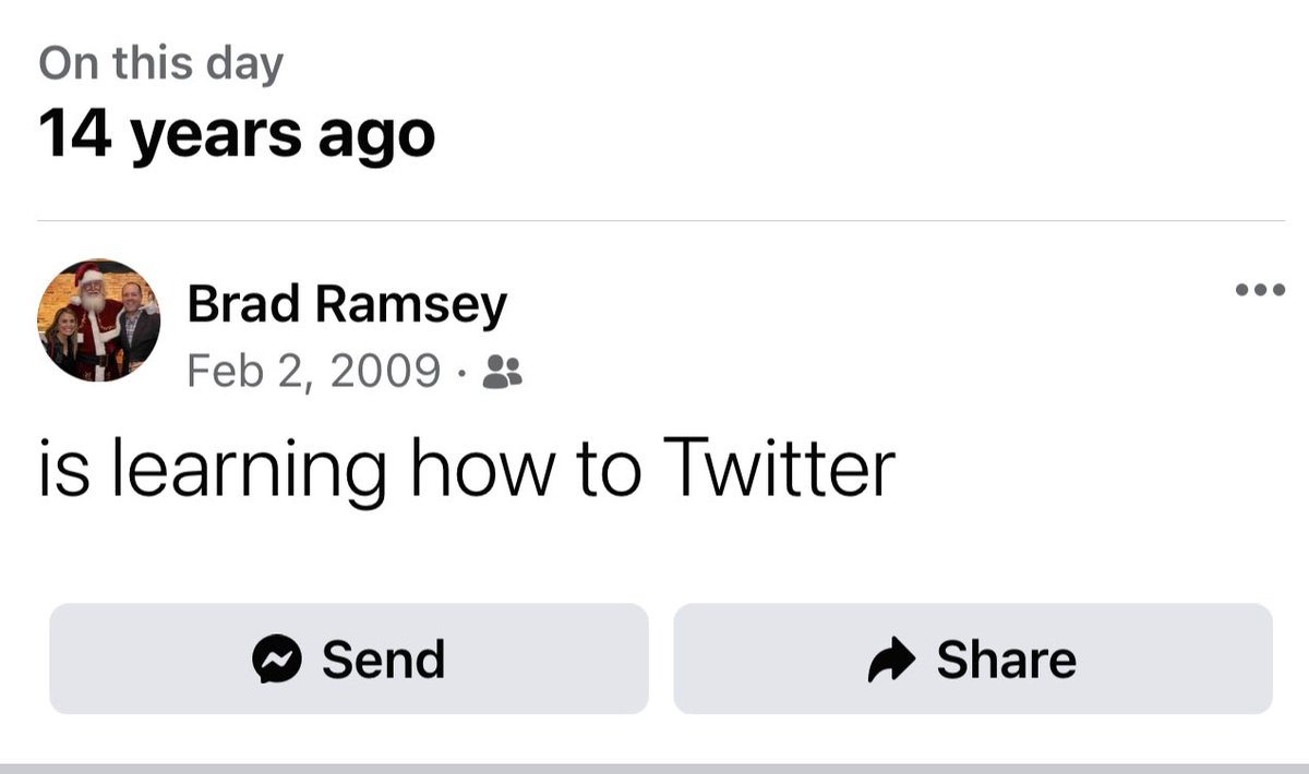 bradramsey's tweet photo. @wfaaweather I was ahead of my time (and you 🤣)! https://t.co/mkH2wobIXH