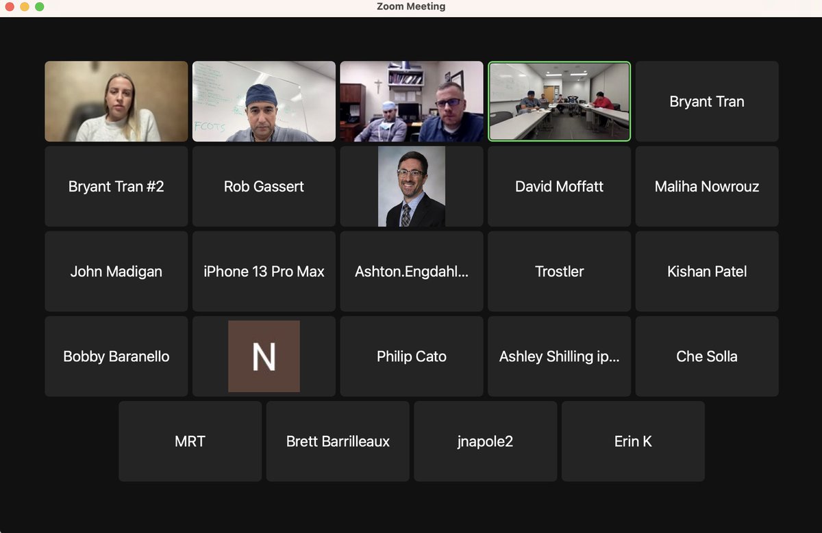 Multi institutional RAAPM Journey club discussing the REGAIN and the RAGA Trials  <a href="/UVaAnesthesia/">UVA Anesthesiology</a> <a href="/UVARegional/">UVA Regional</a> <a href="/WVUAnesthesia/">WVU Anesthesiology Residency</a> <a href="/VCUanes/">VCU Anesthesiology</a> @kentucky anesthesia <a href="/SretroPMD/">Steven Porter</a> <a href="/uvahealthnews/">UVA Health</a> <a href="/PennAnesthesia/">Penn Anesthesia</a> <a href="/M_Cirullo/">Michael Cirullo, DO</a>