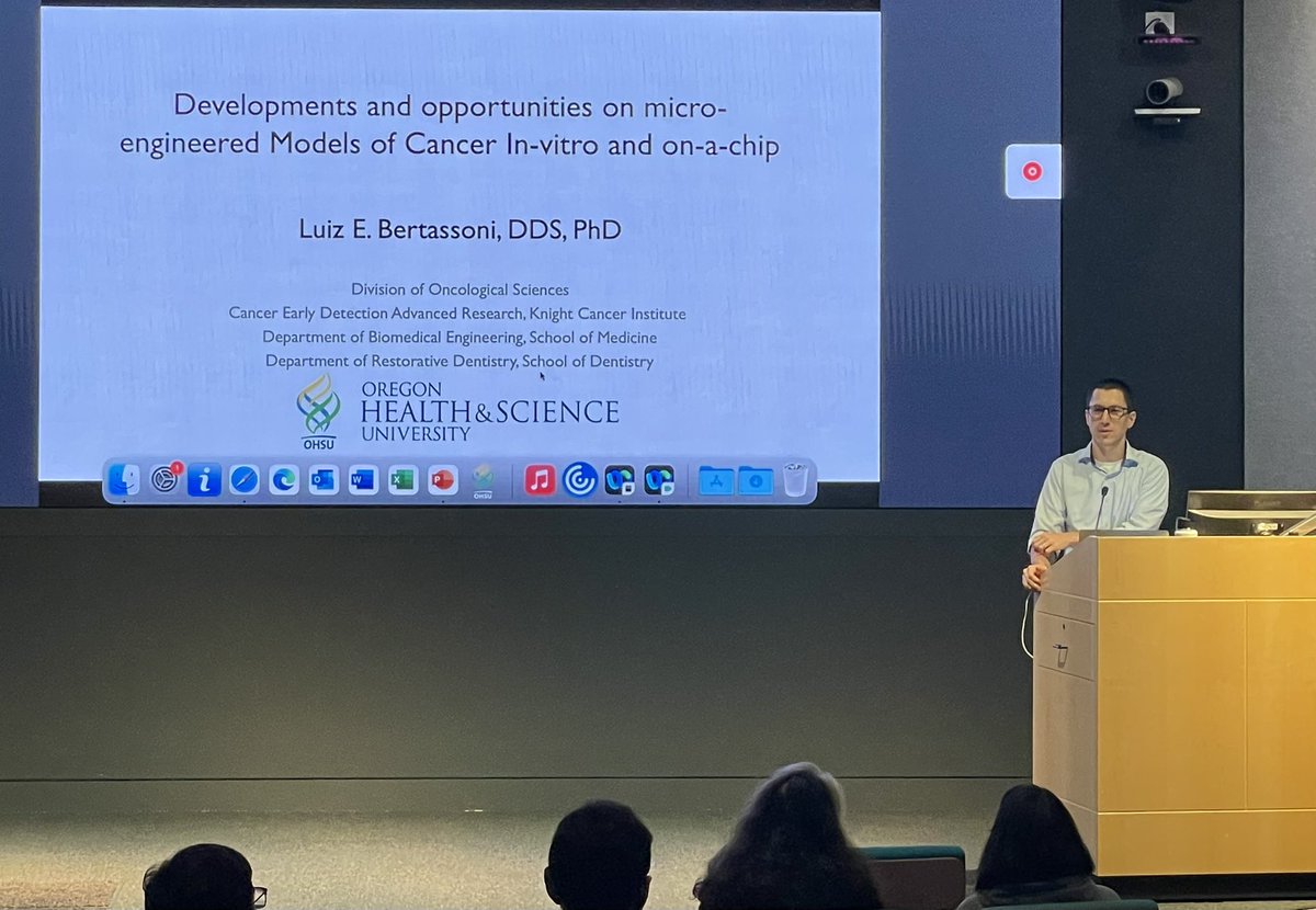 Bertassoni Lab (@bertassonilab) on Twitter photo Dr. Luiz Bertassoni presenting on developments and opportunities of micro-engineered models of cancer on-a-chip at the <a href="/OHSUKnight/">OHSU Knight Cancer Institute</a> #Cancer #Research Seminar.
<a href="/OHSU_BME/">OHSU Biomedical Engineering Department</a> <a href="/OHSUSOM/">OHSU School of Medicine</a> <a href="/OHSUdentistry/">OHSU SoDentistry</a> <a href="/OHSUNews/">OHSU News</a> #OHSUCEDAR Dr. Luiz Bertassoni presenting on developments and opportunities of micro-engineered models of cancer on-a-chip at the <a href="/OHSUKnight/">OHSU Knight Cancer Institute</a> #Cancer #Research Seminar.
<a href="/OHSU_BME/">OHSU Biomedical Engineering Department</a> <a href="/OHSUSOM/">OHSU School of Medicine</a> <a href="/OHSUdentistry/">OHSU SoDentistry</a> <a href="/OHSUNews/">OHSU News</a> #OHSUCEDAR