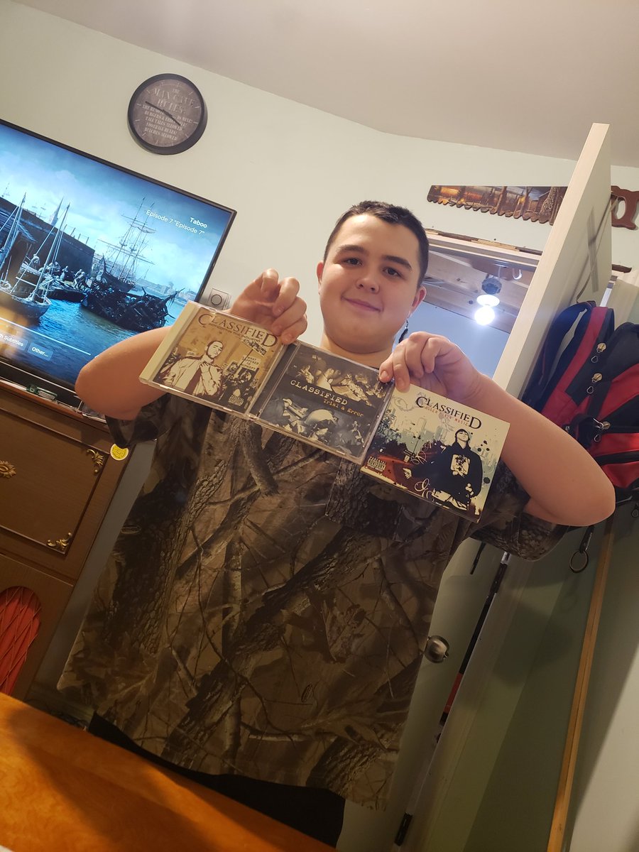 fatmanink's tweet photo. @classified My son just picked these up he's been a fan since he was born &amp; before!!

#NovaScotia #Fan #rap  #hardtobehiphop #Highschoolbehaviour #HeavyArtillary https://t.co/wuF59VmgJ9