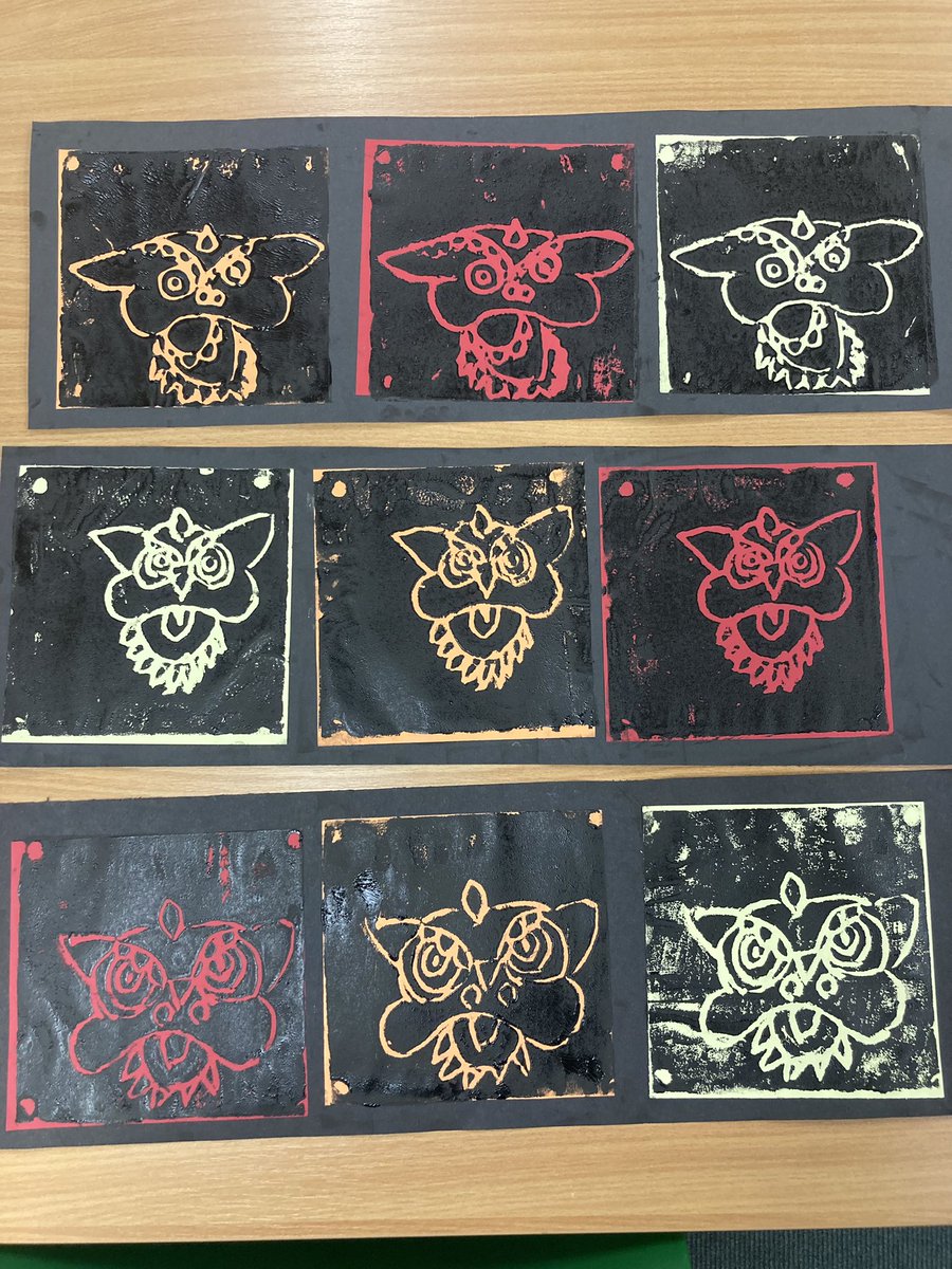 Primary 2 have been learning all about printing. They have worked so hard to draw their own Chinese Lion mask, trace it into polystyrene and print their pictures using ink and rollers. They were so proud of their achievements! <a href="/Carmondean2b/">Carmondean Primary 2B</a>