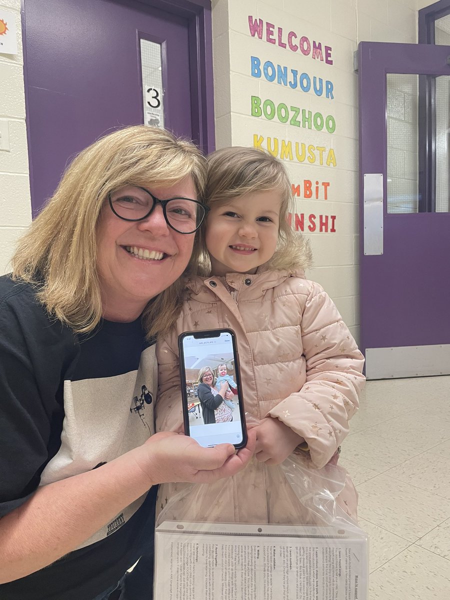 Mrs. Fraser and a future Bronco; they connected first in 2020 during her older sisters visit to KinderSTART visit and sure were excited to see each other again!

We love building relationships and welcoming our newest Bronco’s into our school community #lkdsb #bettertogether