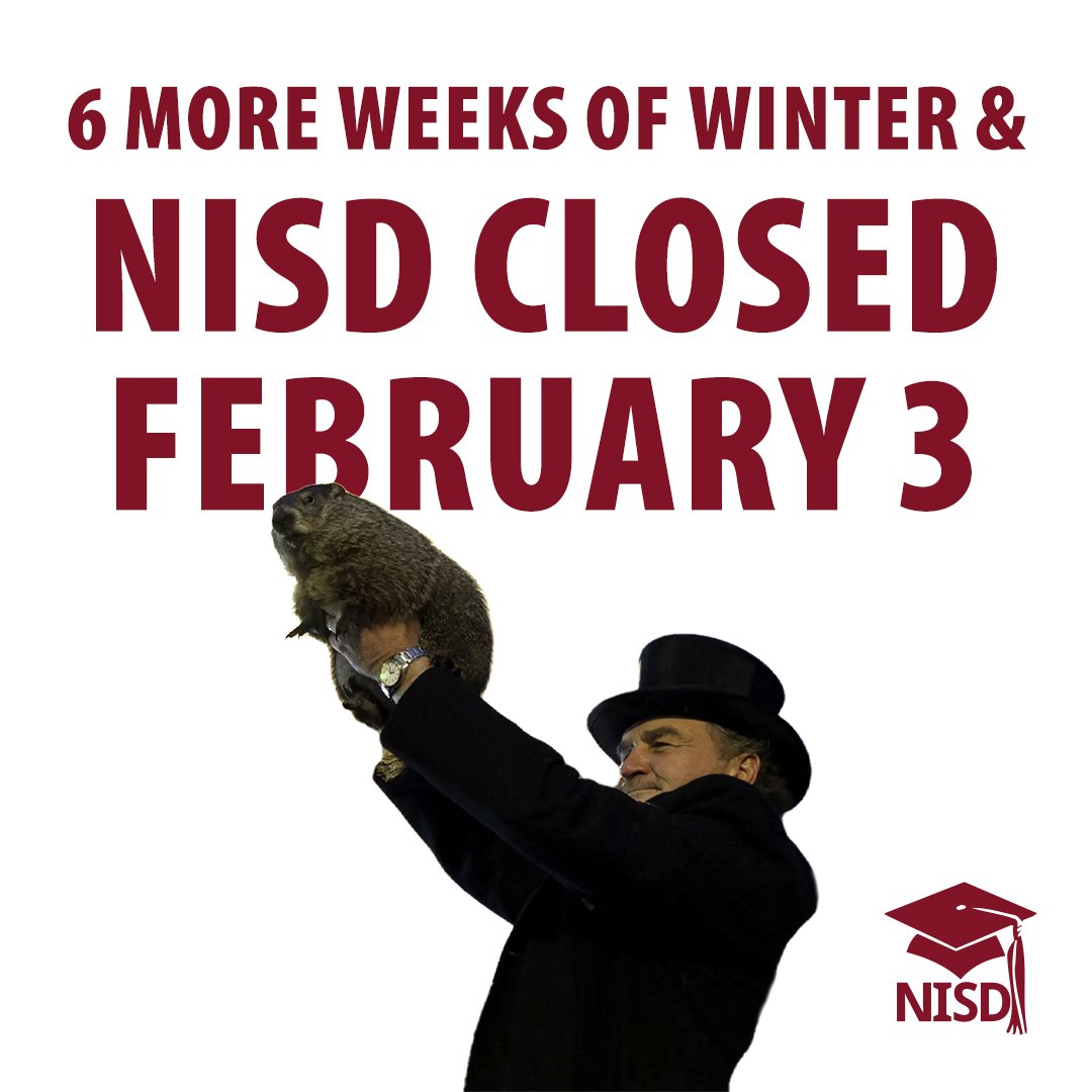 Out of an abundance of caution, NISD schools and facilities will remain closed Friday, Feb. 3, and classes are canceled as many residential and county roads remain unsafe for travel. With tems in the 20s overnight, some roads and bridges may refreeze before the morning commute.