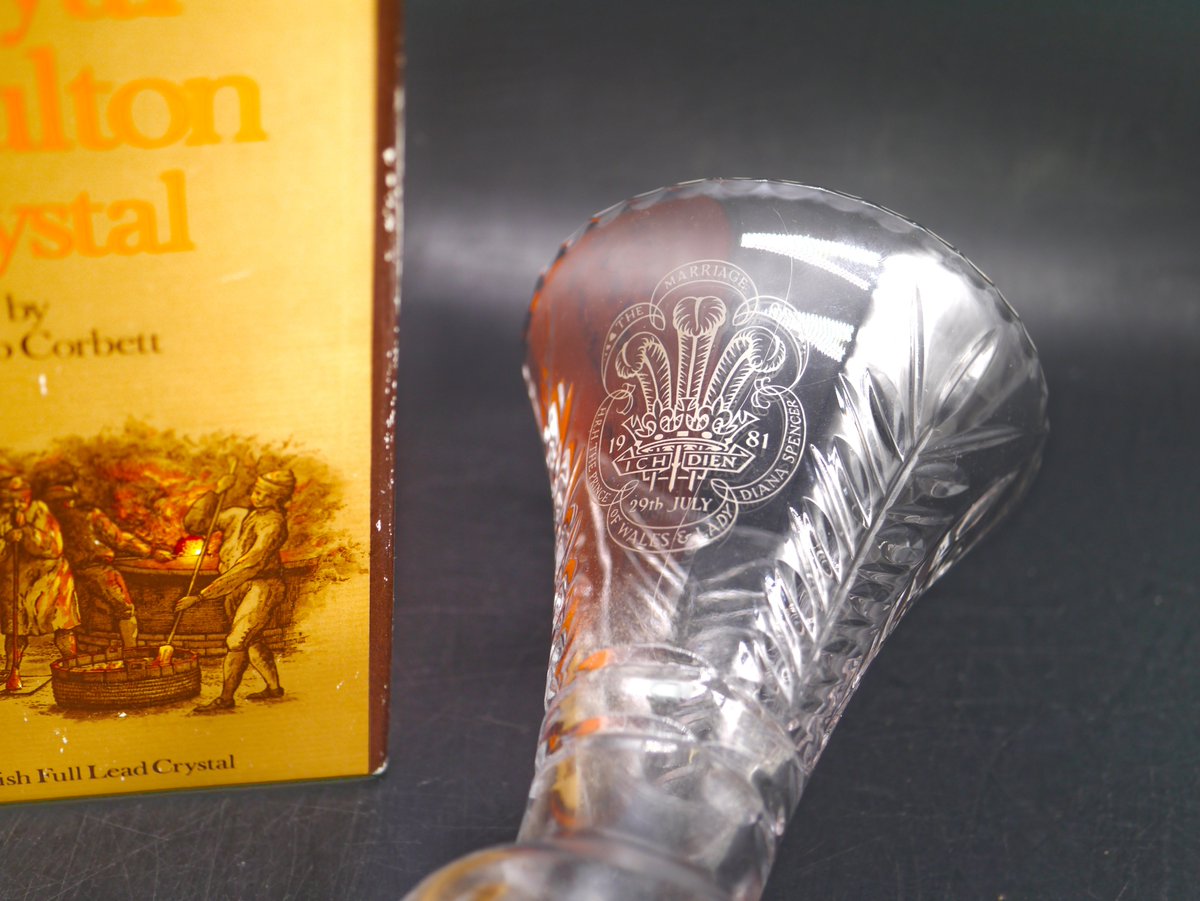 G97816960Girl's tweet photo. Royal Doulton Webb Corbett Lead Crystal vase. Commemorates 1981 Wedding Prince Charles & Lady Diana. https://t.co/Et3Z6zdZXT via @Etsy #BuyfromGroovy #antiqueshop #leadcrystal #crystalvase #LadyDiana #RoyalWedding1981 #BritishRoyals #RoyalDoulton #WebbCorbett #EtsySellers https://t.co/vYervoRsin