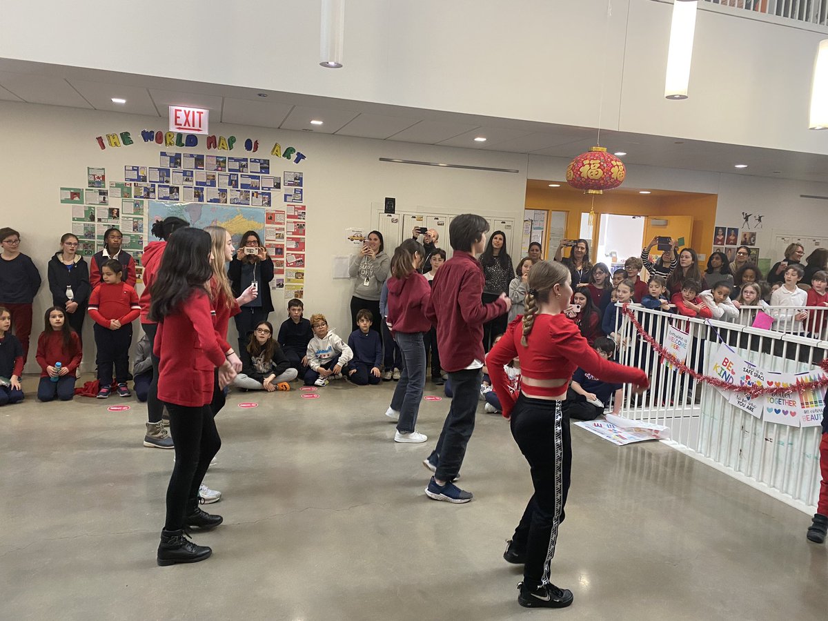 LFCpres's tweet photo. #AEFE #AFSA #FISNA #LyceeFamily #LFCJourney #LunarNewYear2023 #Bilingualism #Intercultural #excellence #LFC #DEI Lunar New Year celebration at LFC today, Lion dance and songs! 2023 年新年快乐 https://t.co/JcOvQJfD72