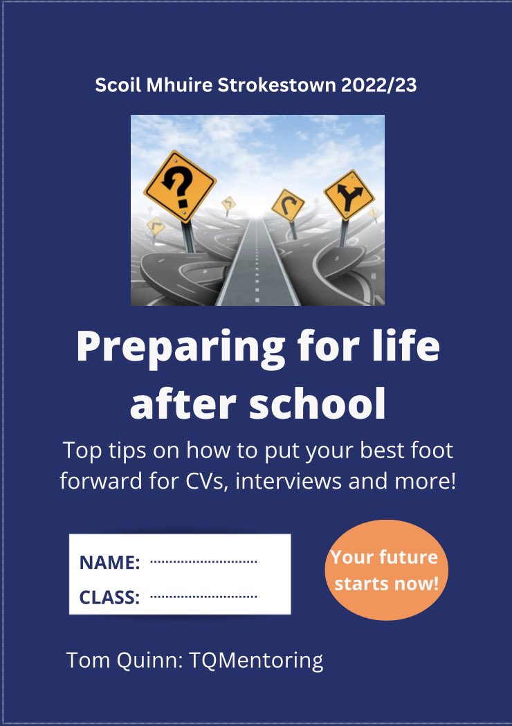 And that’s a wrap! After 6 workshops and 2 days of interviews, I really hope the TYs of <a href="/smstrokestown/">Scoil Mhuire Strokestown</a> got something from it… a really lovely bunch of students, eager to listen and learn when it comes to preparing for their future. <a href="/tydotie/">TY.ie</a> #guidance #coaching #mentoring