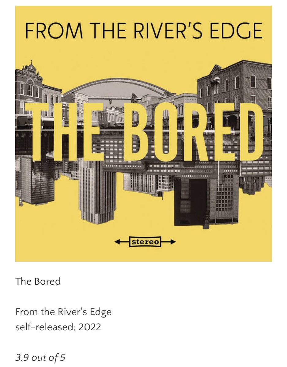 🚨ALERT🚨

The verdict is in:

“I kept on thinking these are good drinking songs that people might sing along with…It's an album you can listen to daily that doesn't exhaust you emotionally. There’s a lot to appreciate here.”

pitchperfectsite.com/indie-music-al…
