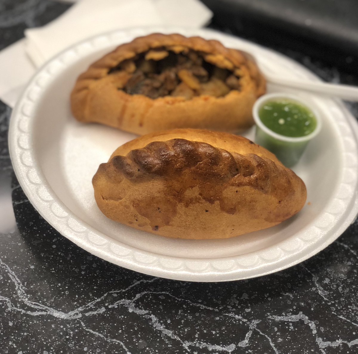 HustleCuts's tweet photo. Saltenas/ empanadas/ pastelitos whatever you want to call them be bomb asf without raisins!! https://t.co/U0aPWlNkbp