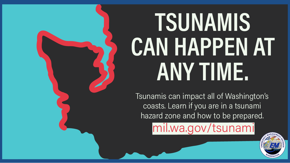 Tsunami warning washington counties