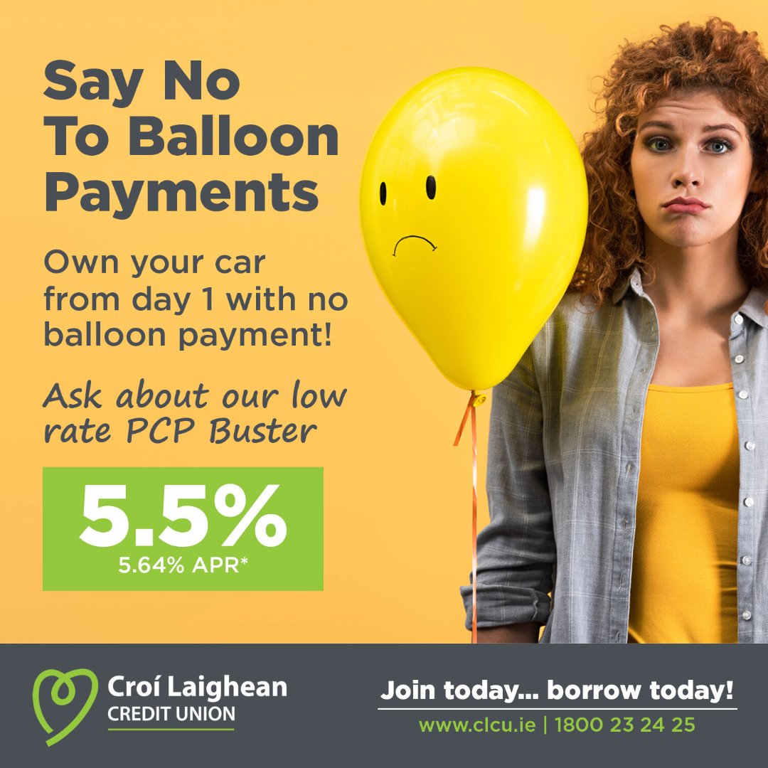 Looking to buy a new car? Say no to Perpetual Car Prison and talk to us about our PCP buster car loan. Apply today and get one of the best car loan rates in Ireland – 5.5%.🚗🚙 👉 bit.ly/3LkxXa3