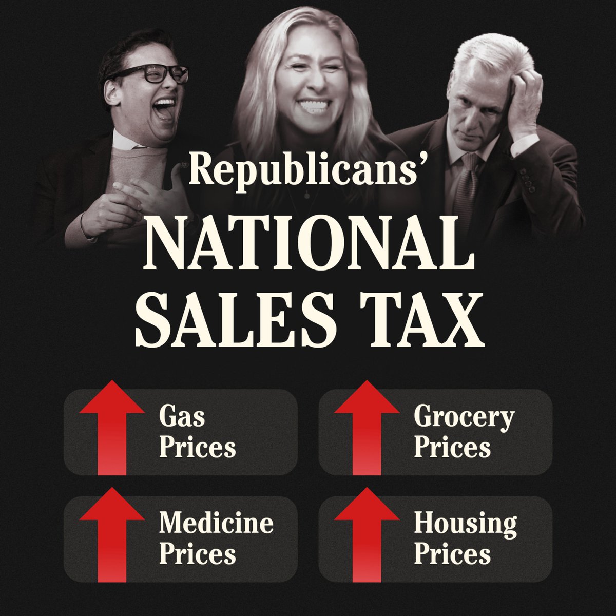 Imagine spending $100 on groceries then paying 30% tax on top of that costing you a total of $130. That’s what the Republicans want to do—implement a 30% national sales tax on all Americans. It would be a disaster for working families. #RepublicanTaxHeist