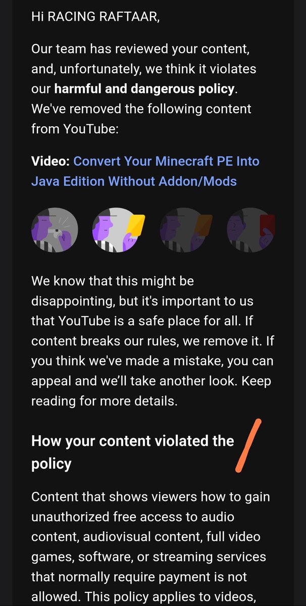 RacingRaftaar's tweet photo. Hello @YouTubeIndia 
How can you give me community guidelines strike on this topic 

I have told or said anything in this video

You are also removing a normal video, if there is something wrong in my video then please tell me https://t.co/Bsr07u2krY