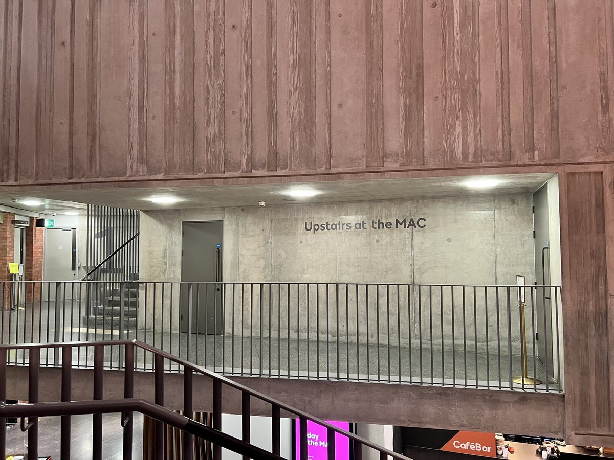 CMCIreland's tweet photo. We’re all set for new music::new Ireland @TheMACBelfast
Find us in the theatre on the first floor for new music &amp; lively conversation - see you at 7.30pm!
🎵✨🎵
#nmni4 @MovingOnMusic https://t.co/kaT2arUCMm