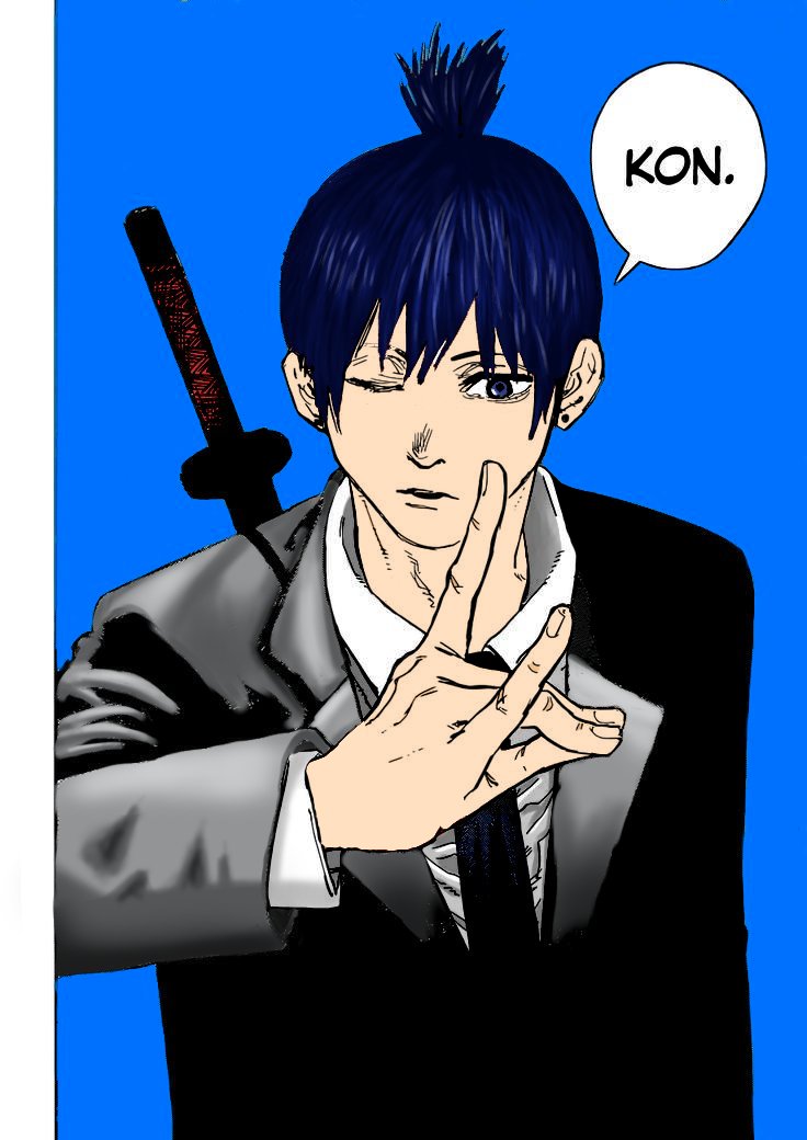 Logic1030's tweet photo. Kon.
Chainsaw Man
Colored By Me
#chainsawman #mangacoloring https://t.co/N8meSuUuYA