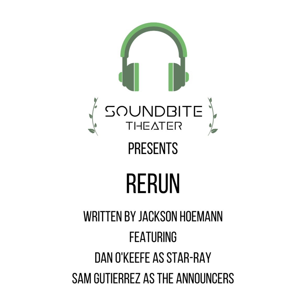 SoundbiteT's tweet image. “Star-Ray, hero of the 22nd Century! He travels the Galaxy defeating universe level threats, but he’s just a cartoon character, right? Right?”

RE-RUN out now!

Featuring 
Dan O’Keefe as Star-Ray
Sam Gutierrez as The Announcers