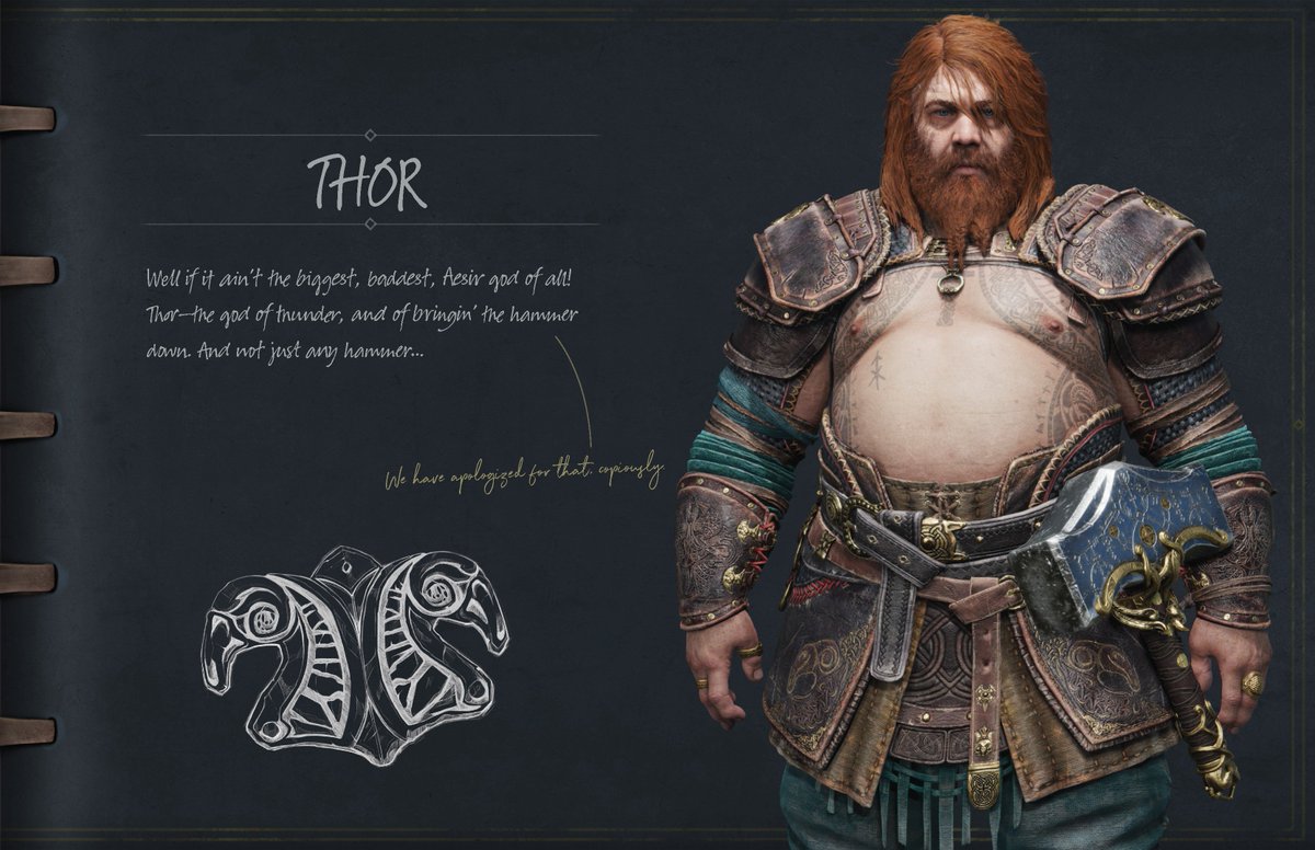 Santa Monica Studio – God of War Ragnarök on X: The Official  #GodofWarRagnarok Cosplay Guide has 10 brand new characters! 🦅 Freya ⚡  Thor 🎨 Angrboda ⚒️ Brok & Sindri 🍲 Týr