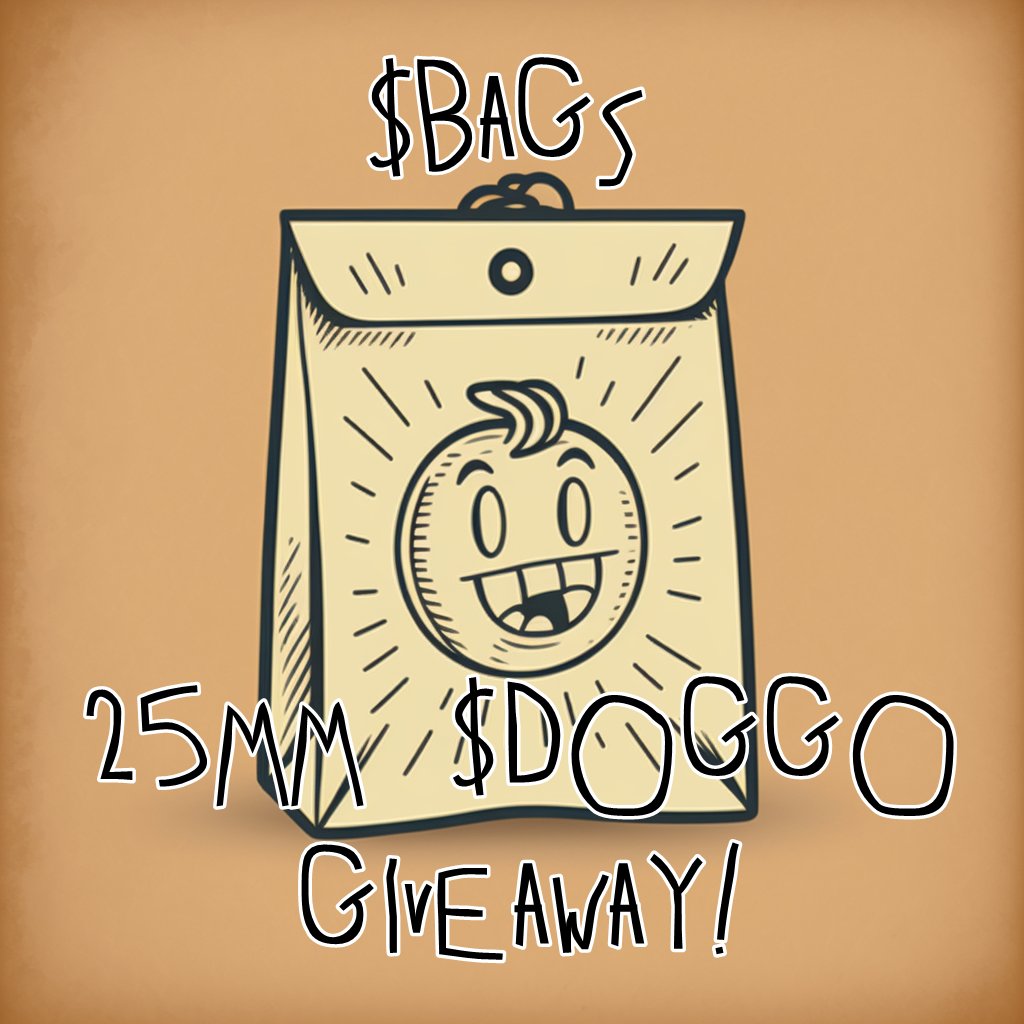 bags_inu's tweet photo. ANOTHER $BAGS #BAGPUMP ACTIVATED!  💼

25MM $doggo Giveaway! 🎉

WE CANT STOPPPPPPPPPPPPPPPP

#SolanaGiveaways #SolanaAirdrop #DoggoGiveaway #DOGGO 

@hey_wallet
  send 1000000 $doggo to the first 25 retweets 🤝🏽 $BAGS 💼💼💼🚀🚀🚀 https://t.co/WyyAFrKnC3