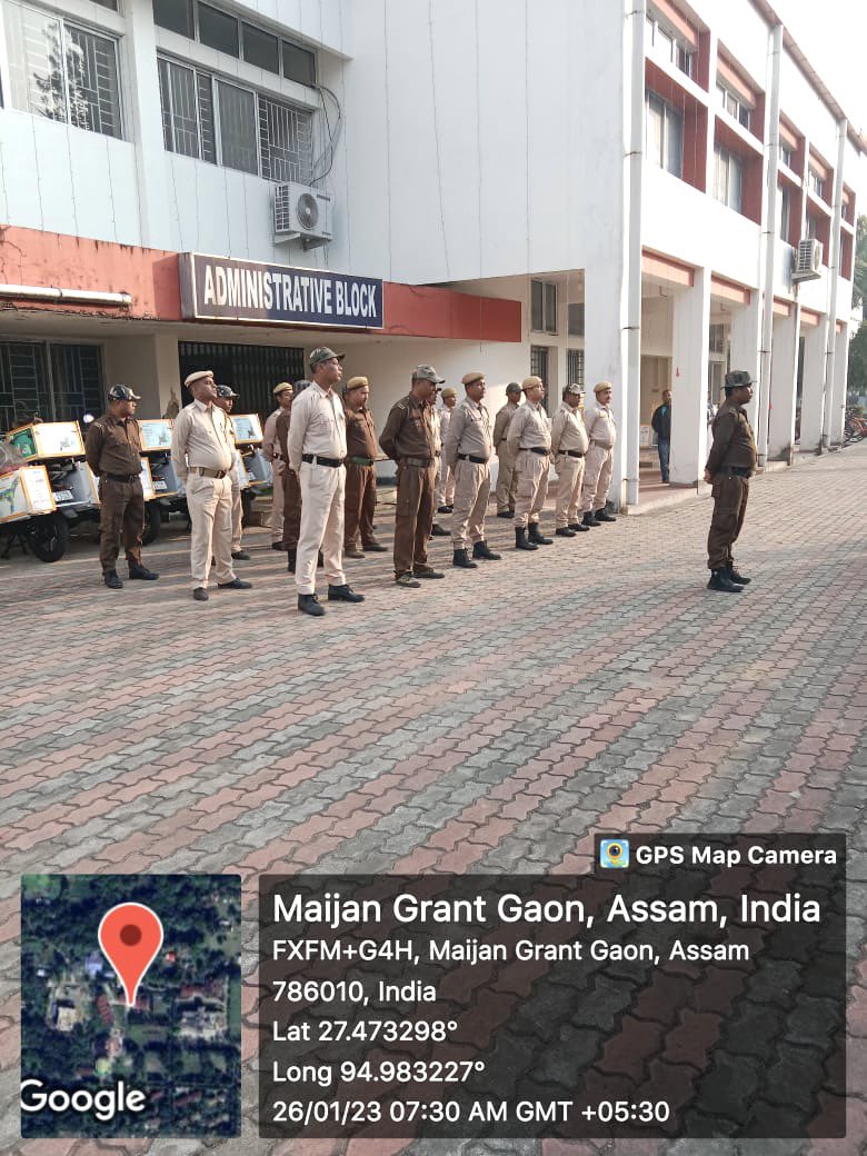 rmrcne's tweet photo. #rmrcne celebrated #74 Republic Day at it’s permanent campus, Dibrugarh. The National Flag was unfurled by Dr Kanwar Narain, Director of the institute. He addressed to the Staff and others on this occasion. #RepublicDay2023 #AzadiKaAmritMahotsav https://t.co/LYxZItjyKR