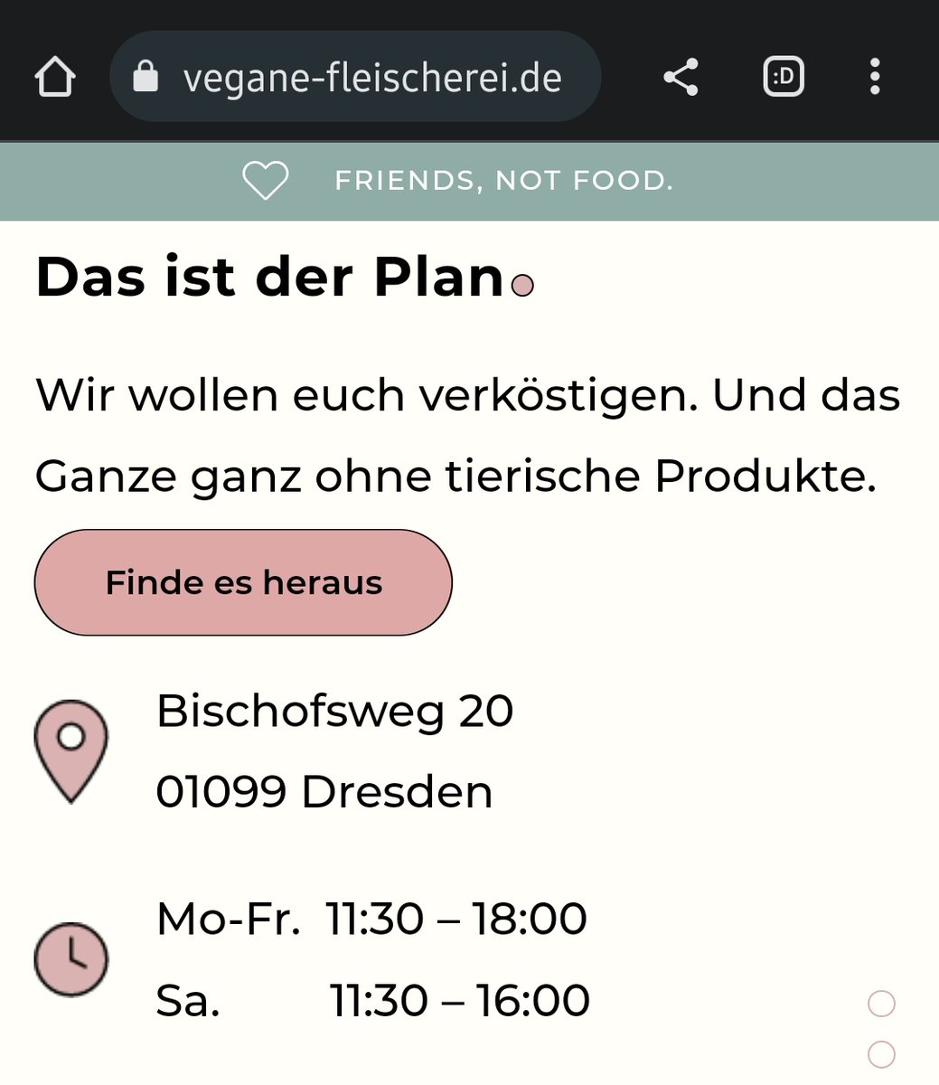 saki_umwelt's tweet photo. Die Lebensmittelbehörde hat wohl noch nie was vom #StreisandEffekt gehört. 😉

Daher muss ich euch nun auf die vegane Fleischerei in #Dresden aufmerksam machen. 😉

UND BITTE RETWEETET den Tweet nicht so oft, sonst werden die Vegan-Hasser noch richtig wüten. 😉 https://t.co/EwGM86zPrZ