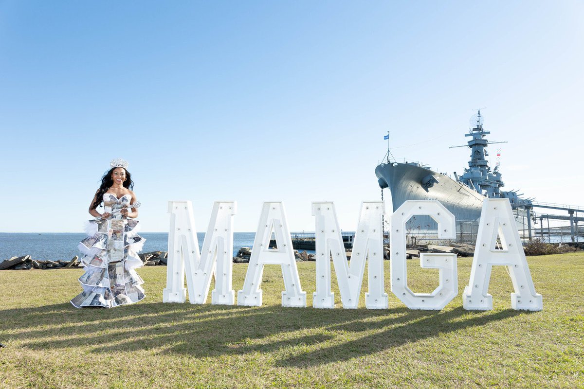 LelaFierce's tweet image. 💜💚💛My favorite Magic is #BlackGirlMagic and MAMGA ‘s 2023 Queen Richlyn Pugh is serving a magical moment upon The USS Alabama Battleship in Access Magazine

accessthebay.com/mamga-queen-ri…

Queen Richlyn Sydney Pugh embodies exactly what is means to reign with poise and grace #MAMGA