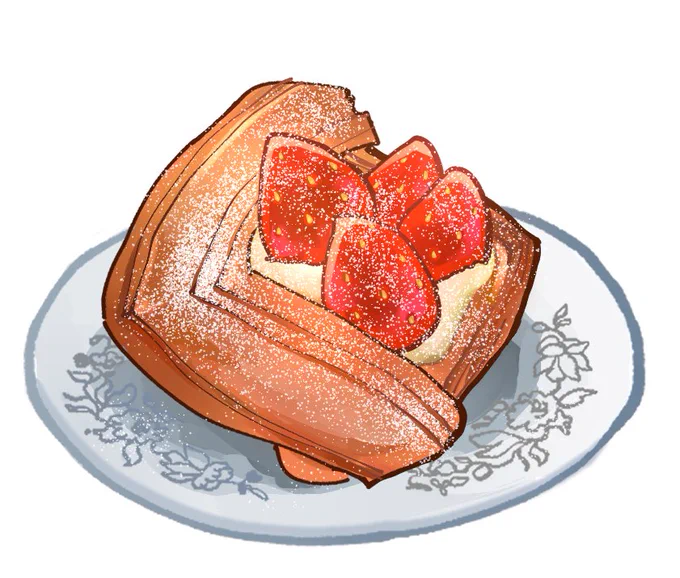 strawberry danish  