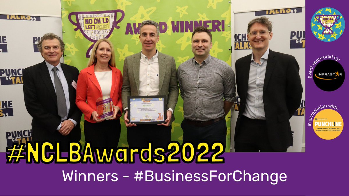 Businesses working to help and guide children are inspirational in the community tonight’s #BusinessForChange winner is @MoveMoreCIO. #NCLBAwards2022