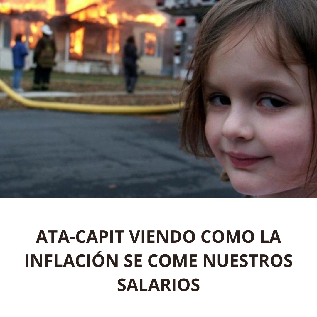 satsaidIAASA's tweet photo. MEMES SINDICALES 😂

Las cámaras empresarias ATA y CAPIT rechazaron la propuesta salarial del Ministerio. Siguen jugando con nuestro salario, entonces nosotres jugamos un poco con ellos.

Ah, y como si fuera poco, mañana #LaTVPara 3 horas por turno.

#SATSAIDEnLucha 🇬🇲 https://t.co/kvwGBolT5s