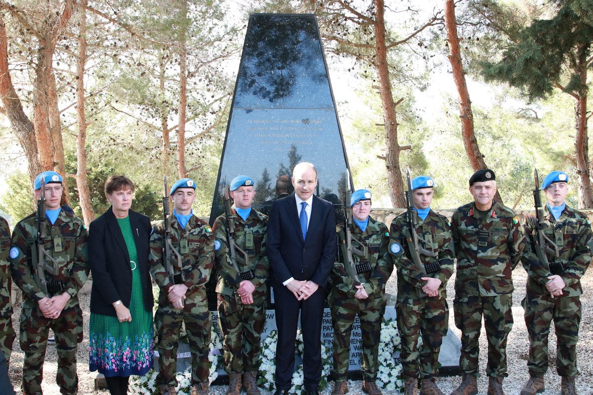 A special thanks to all who made this momentous day a success. In particular the community of Tibnine, all members of IRISHPOLBATT, OC MALBATT, <a href="/DF_COS/">Rossa Mulcahy</a>