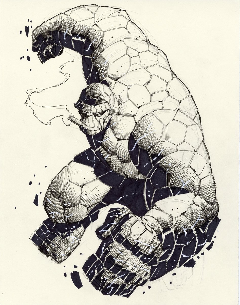 Thursday seems like a fine day to look at this!  I know it's another #BenGrimm #TheThing but it is from the vault! #fantasticfour #marvelcomics
